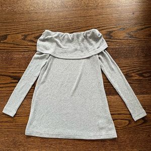 Anthroplogie off the shoulder sweater